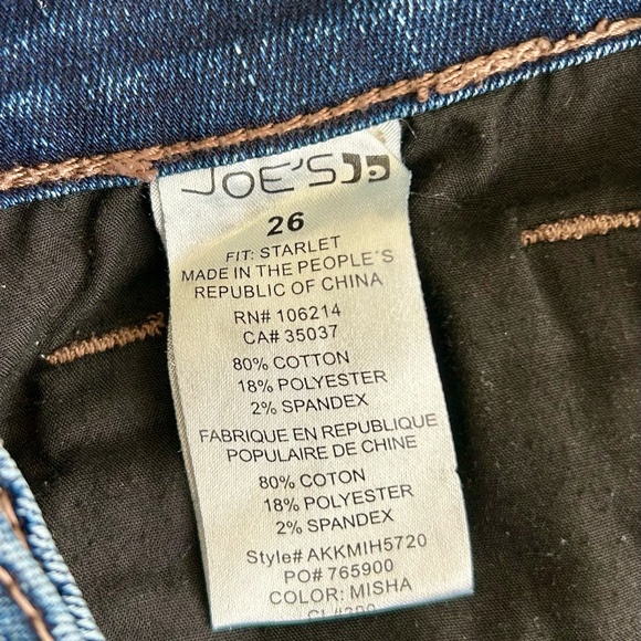 Joe's Jeans Starlet Mini Bootcut Size 26 - Picture 9 of 14